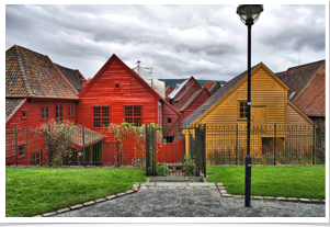 Backside of the League Warehouses.